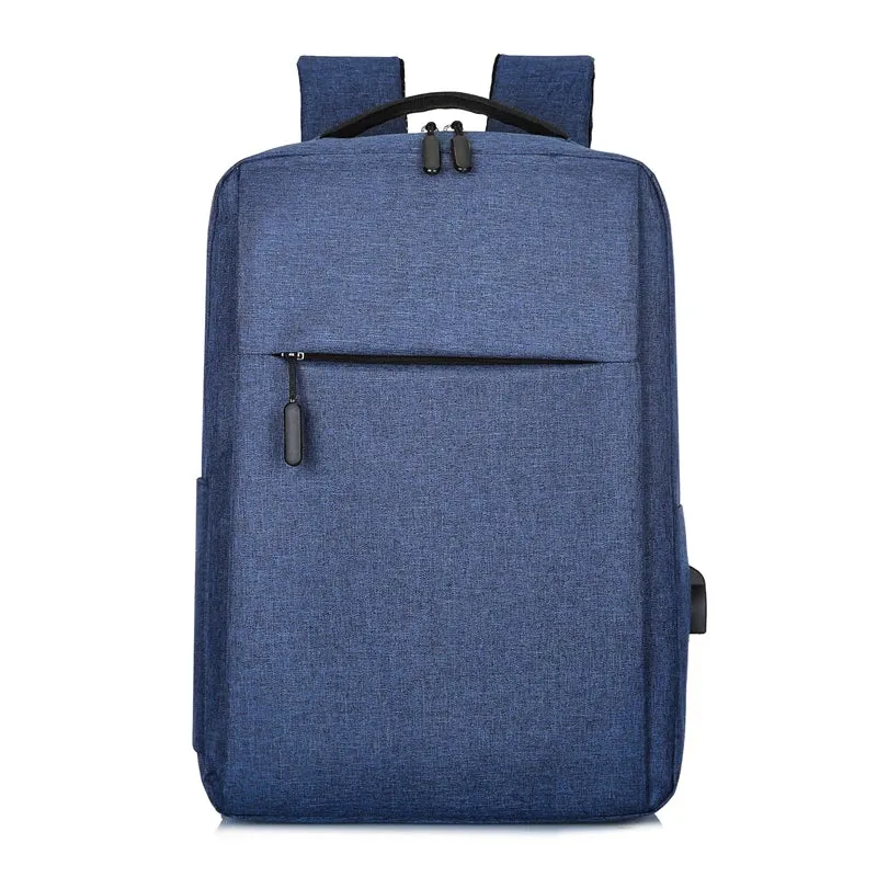 15.6 Inch Laptop Backpack with USB Charging for Men - Waterproof Travel Bag