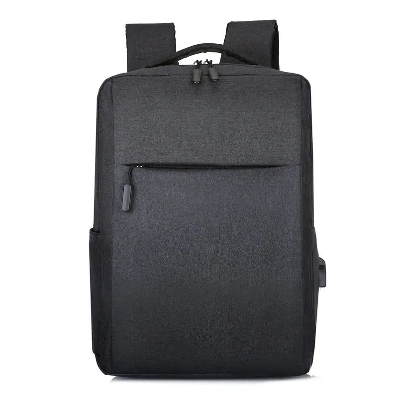 15.6 Inch Laptop Backpack with USB Charging for Men - Waterproof Travel Bag