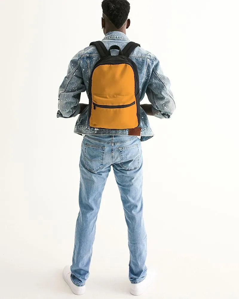 Bright Orange Canvas Backpack | Bright Pure Orange | C0M50Y100K0