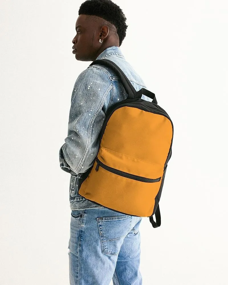 Bright Orange Canvas Backpack | Bright Pure Orange | C0M50Y100K0