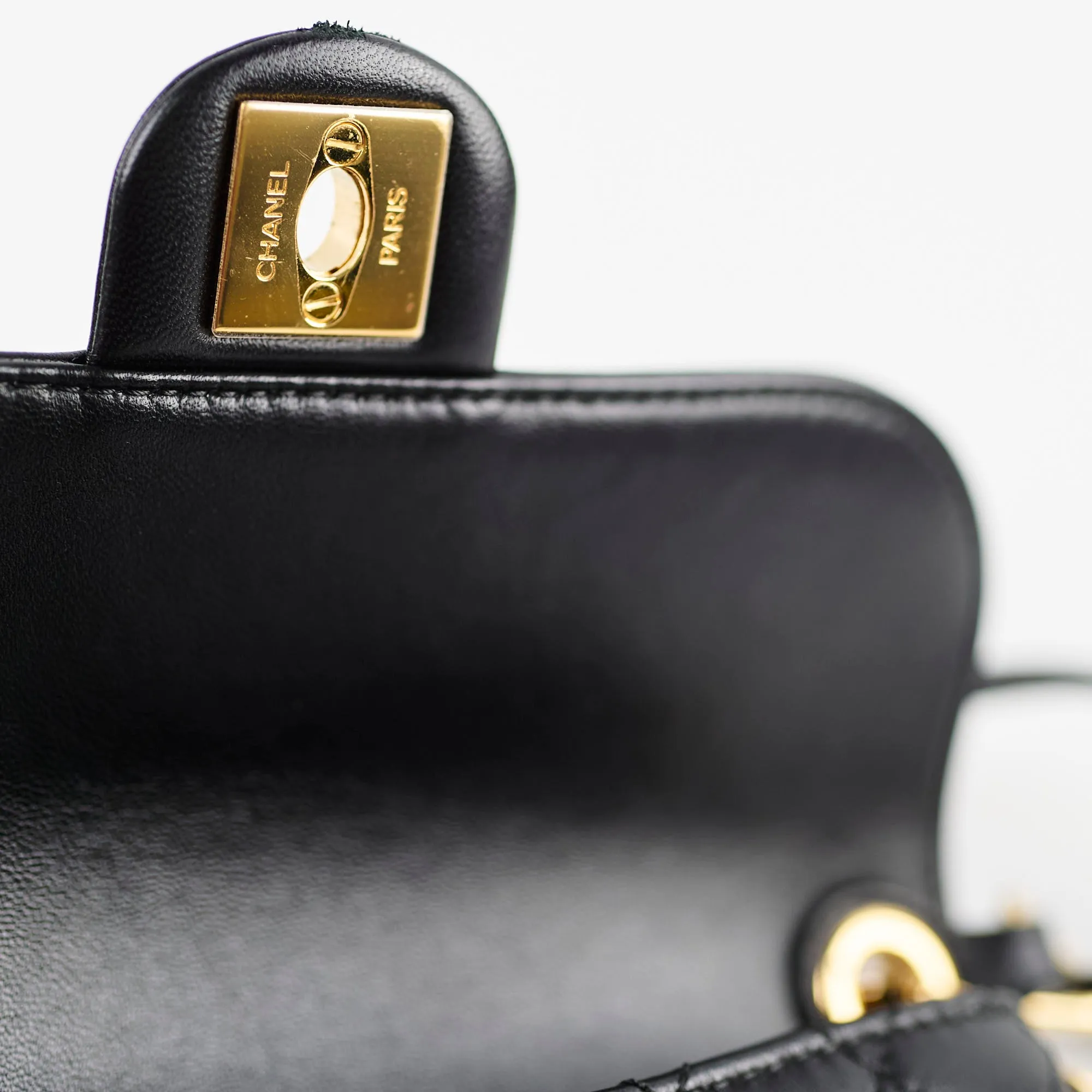 Chanel Unchained Flap Crossbody Bag Black