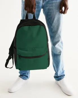 Dark Green Canvas Backpack | Dark Pastel Green | C60M0Y60K80