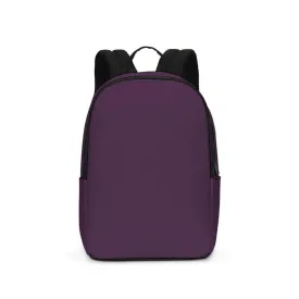 Dark Purple Waterproof Backpack | Dark Pastel Purple | C30M60Y0K80