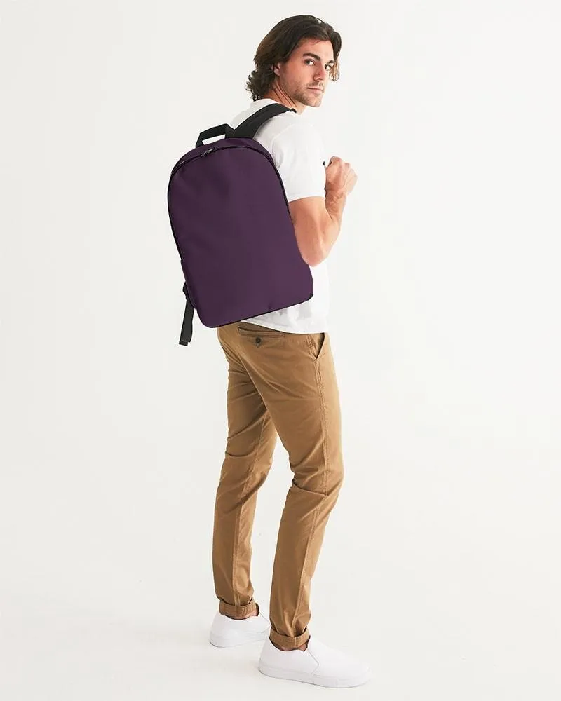 Dark Purple Waterproof Backpack | Dark Pastel Purple | C30M60Y0K80