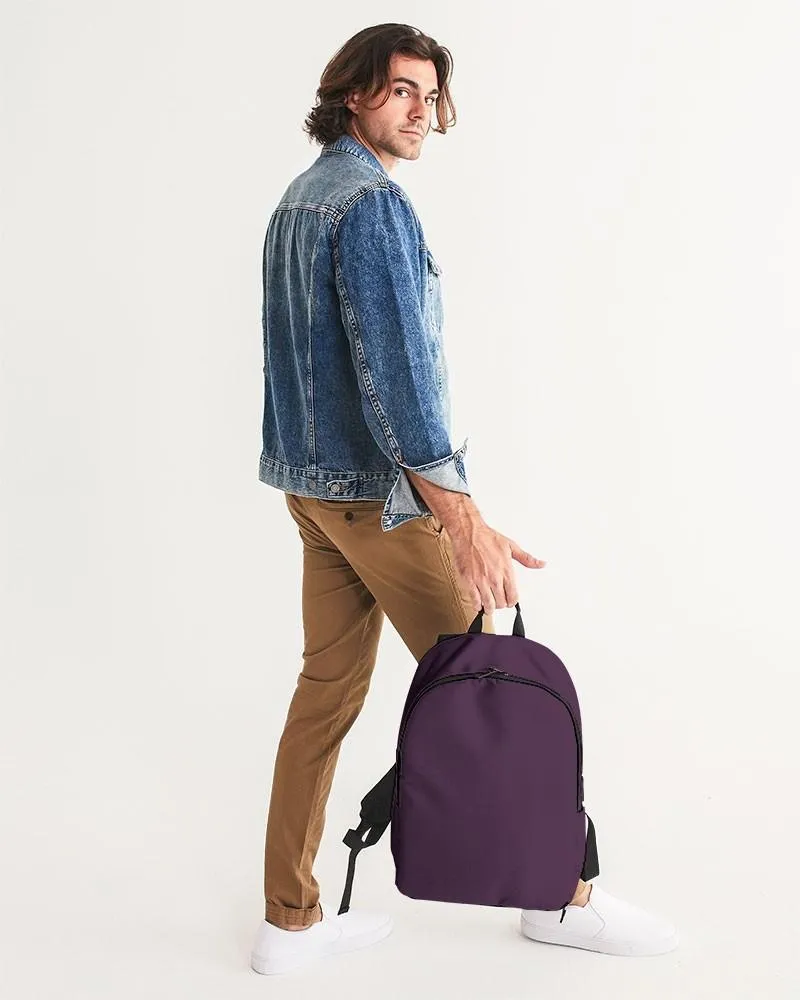 Dark Purple Waterproof Backpack | Dark Pastel Purple | C30M60Y0K80