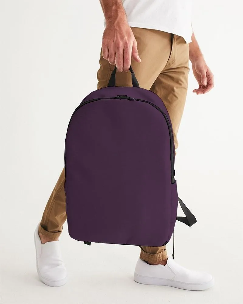 Dark Purple Waterproof Backpack | Dark Pastel Purple | C30M60Y0K80