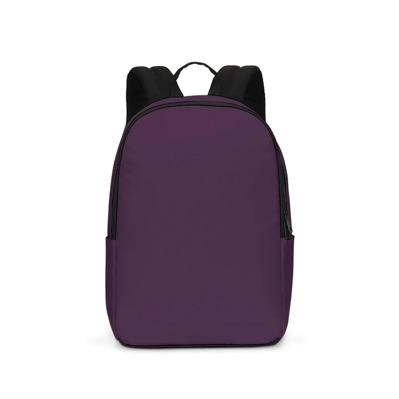 Dark Purple Waterproof Backpack | Dark Pastel Purple | C30M60Y0K80