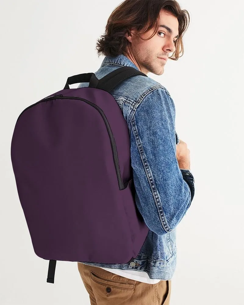 Dark Purple Waterproof Backpack | Dark Pastel Purple | C30M60Y0K80