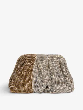Embellished clutch bag