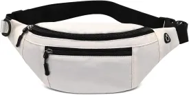 Fanny Packs, Waterproof Waist Bag Pack Belt Bag with Adjustable Strap for Men and Women, Compact Cross Body Fanny Pack with Multi-pockets for Running, Walking, Hiking (white)