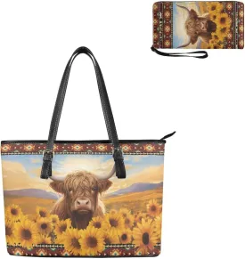 Fashion Purse and Wallet Set for Women Travel Outdoor Shopping Work