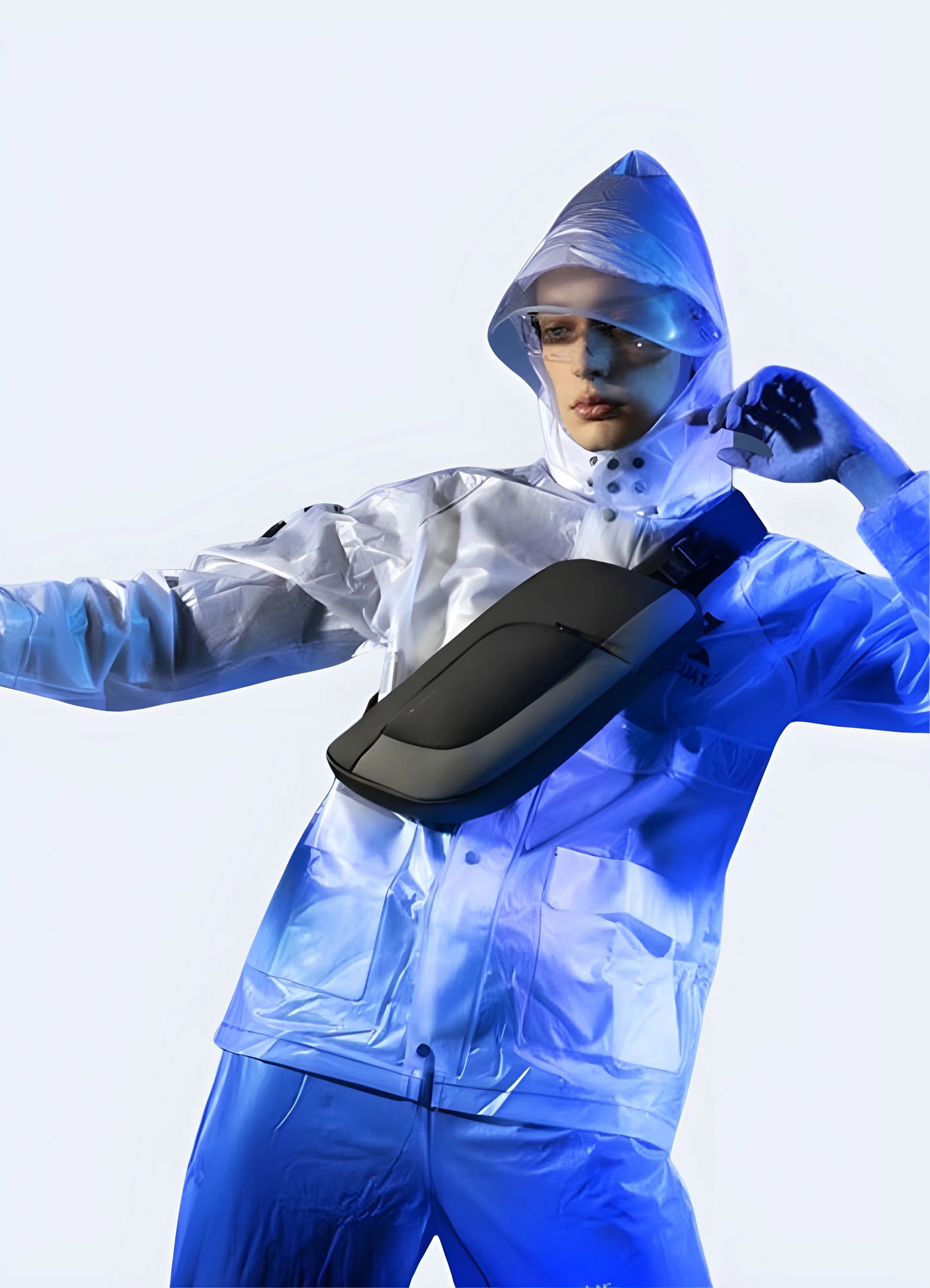 Futuristic Shoulder Sling Padded Bag