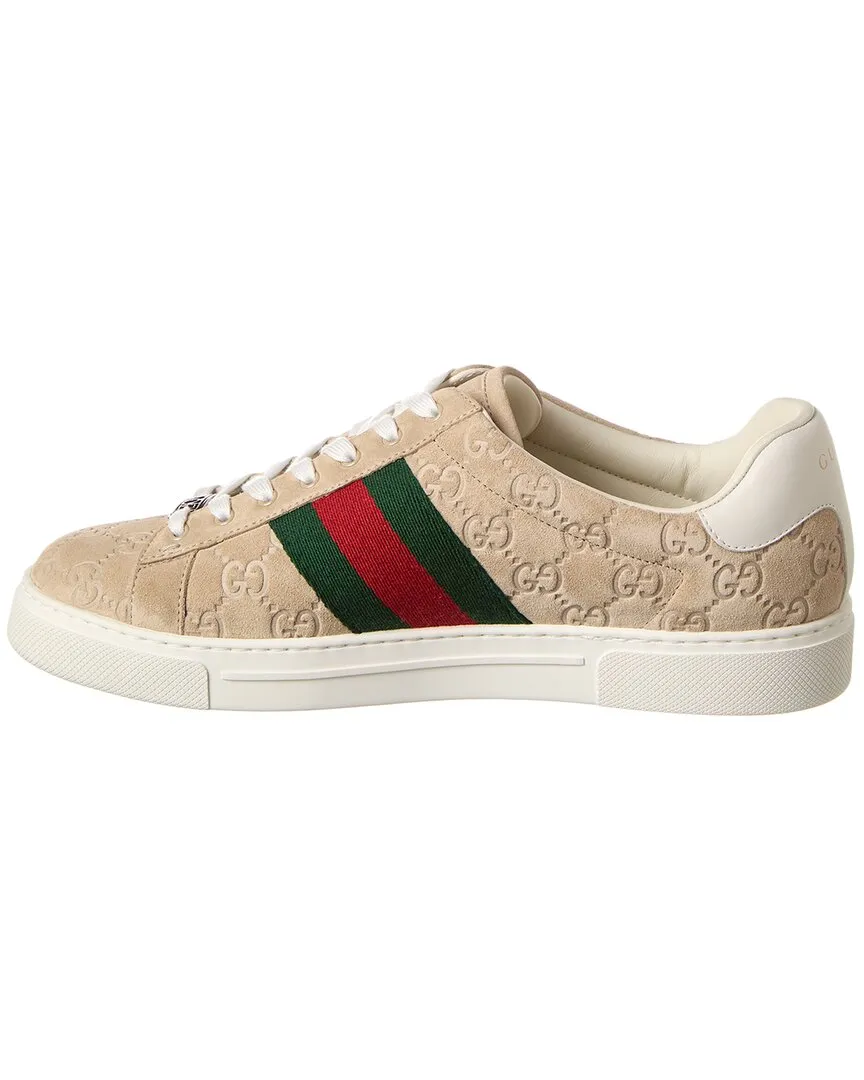 Gucci Ace GG Suede Sneaker