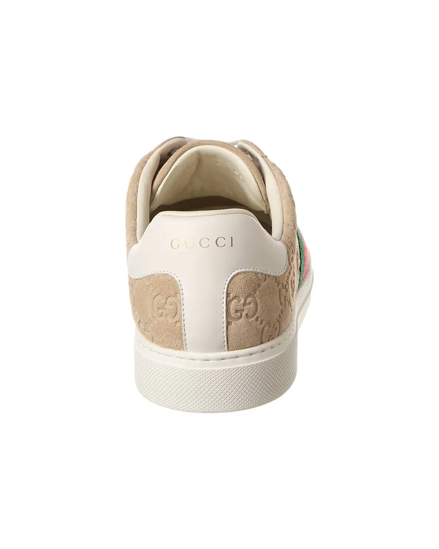 Gucci Ace GG Suede Sneaker