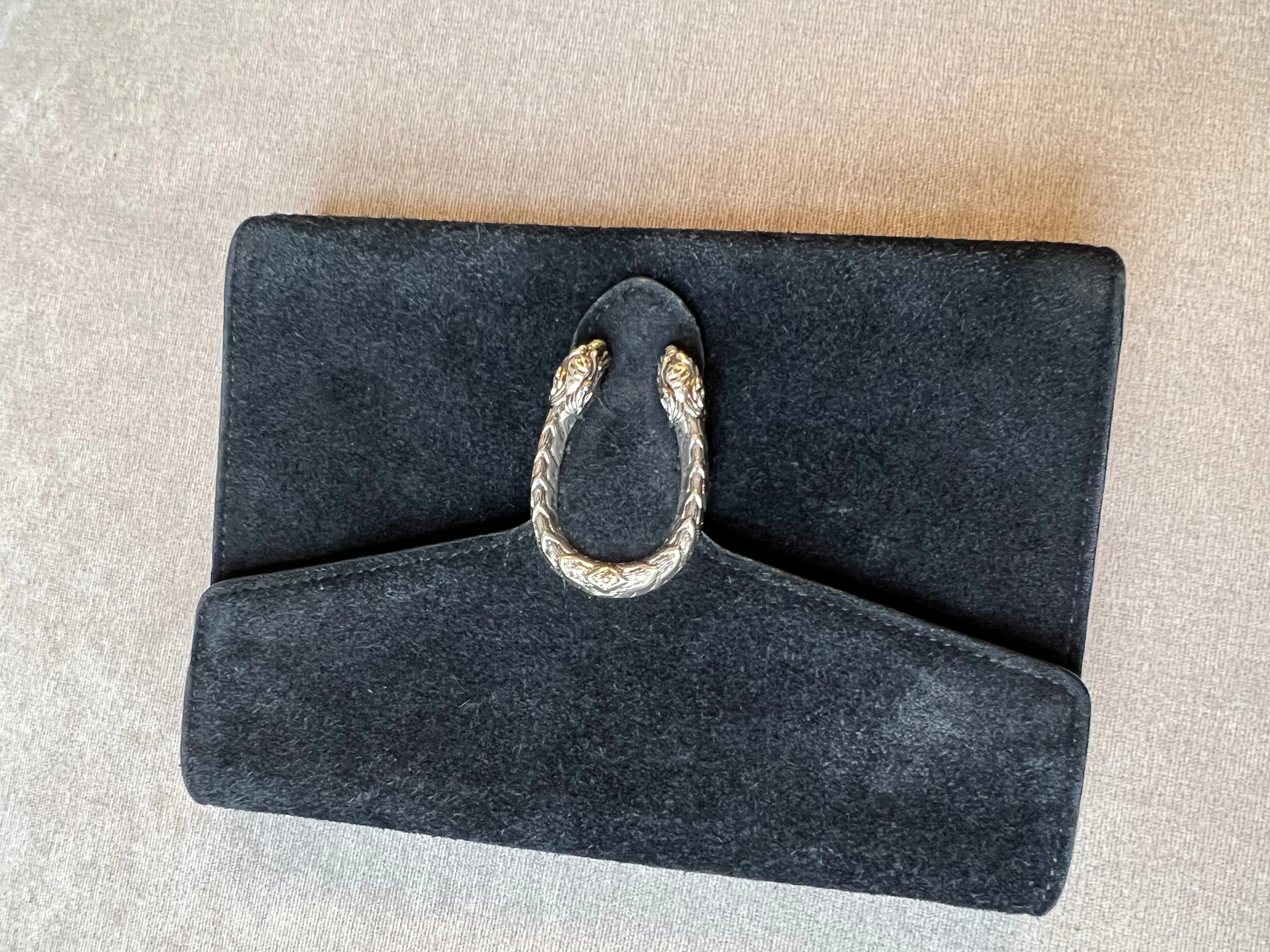 Gucci Dionysus Black Suede Mini Bag