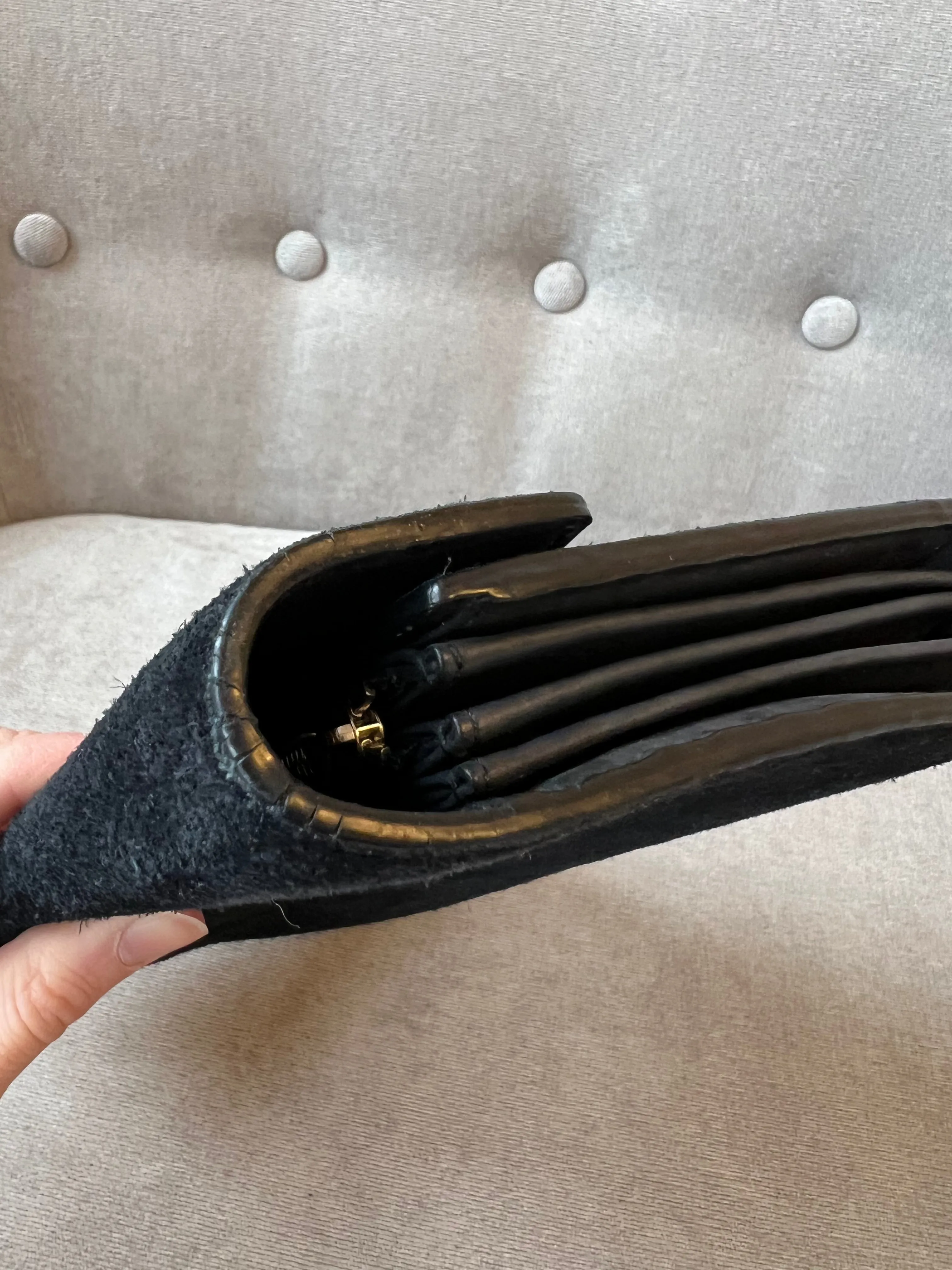 Gucci Dionysus Black Suede Mini Bag