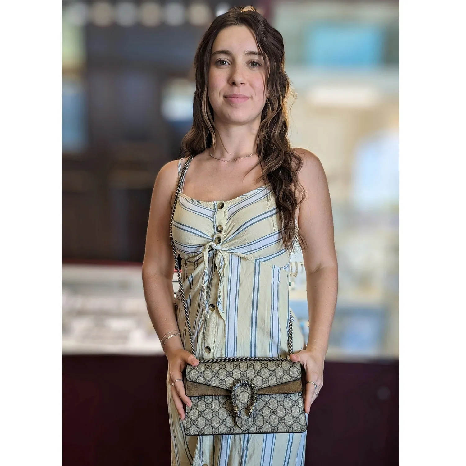 Gucci GG Supreme Dionysus Small Shoulder Bag