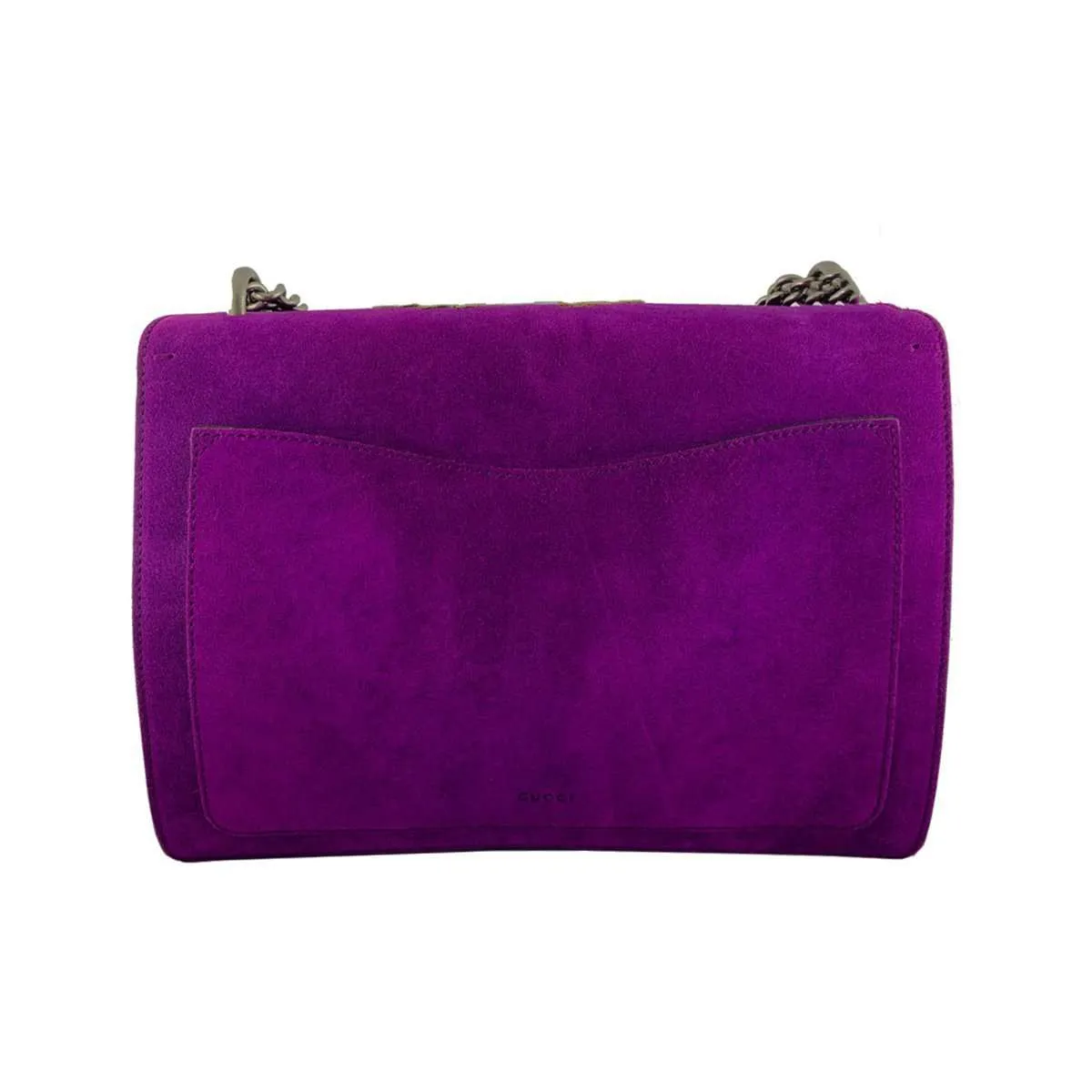 Gucci Handbag Dionysus Dragon Purple Suede Shoulder Bag 403348