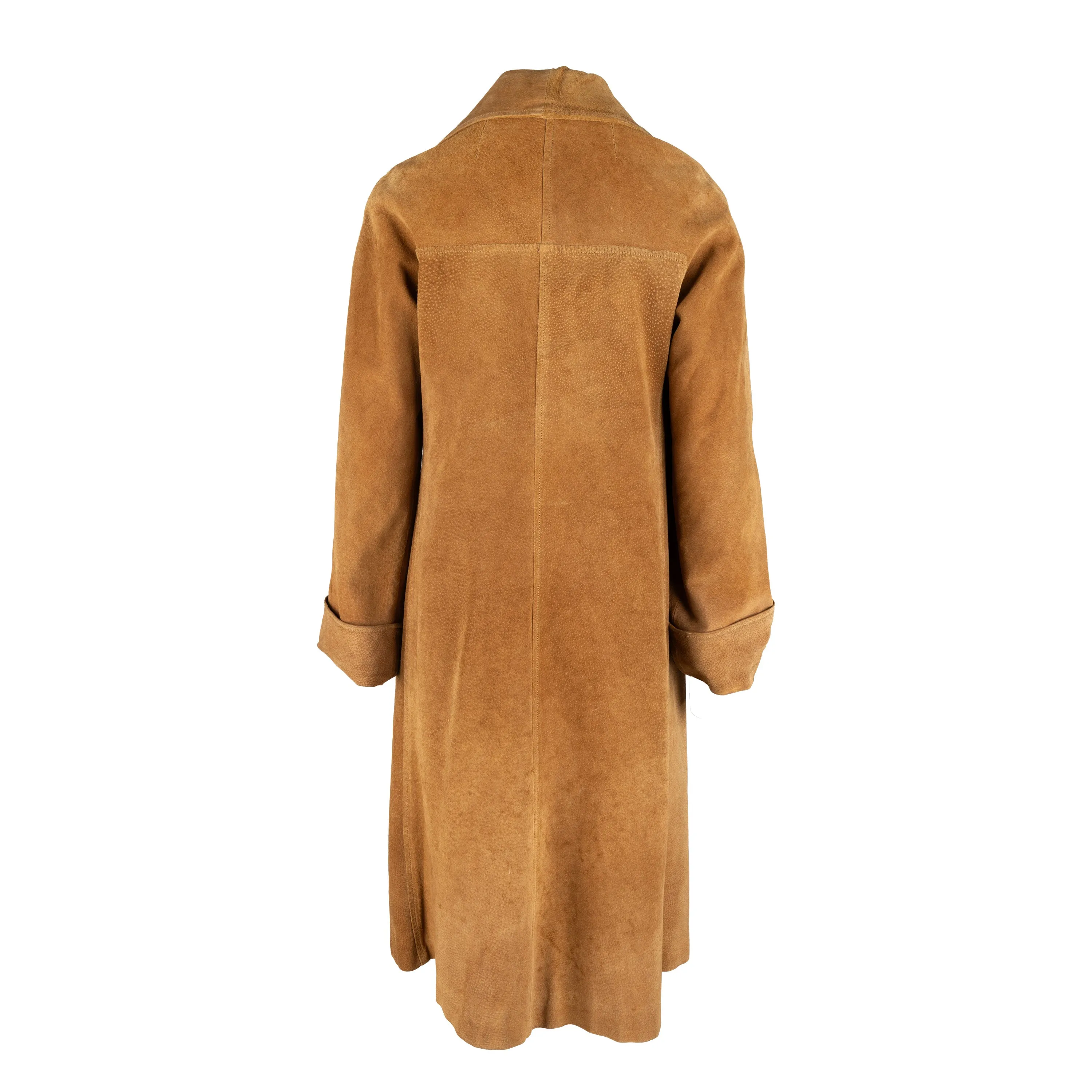 Gucci Vintage Suede Long Jacket - '90s