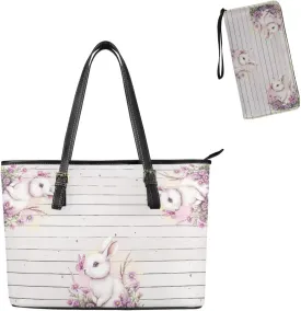 Handbags for Women Shoulder Bags Tote Satchel Hobo 2pcs Purse Set