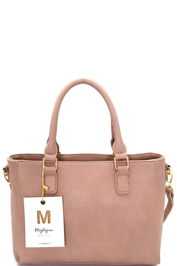 Hardware Accent Structured Satchel