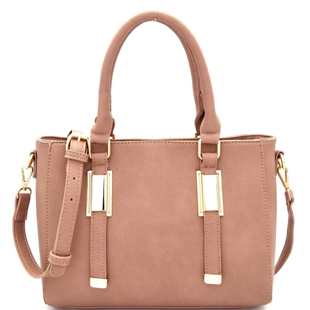 Hardware Accent Structured Satchel