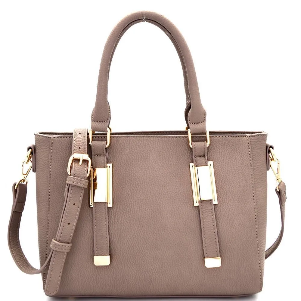 Hardware Accent Structured Satchel