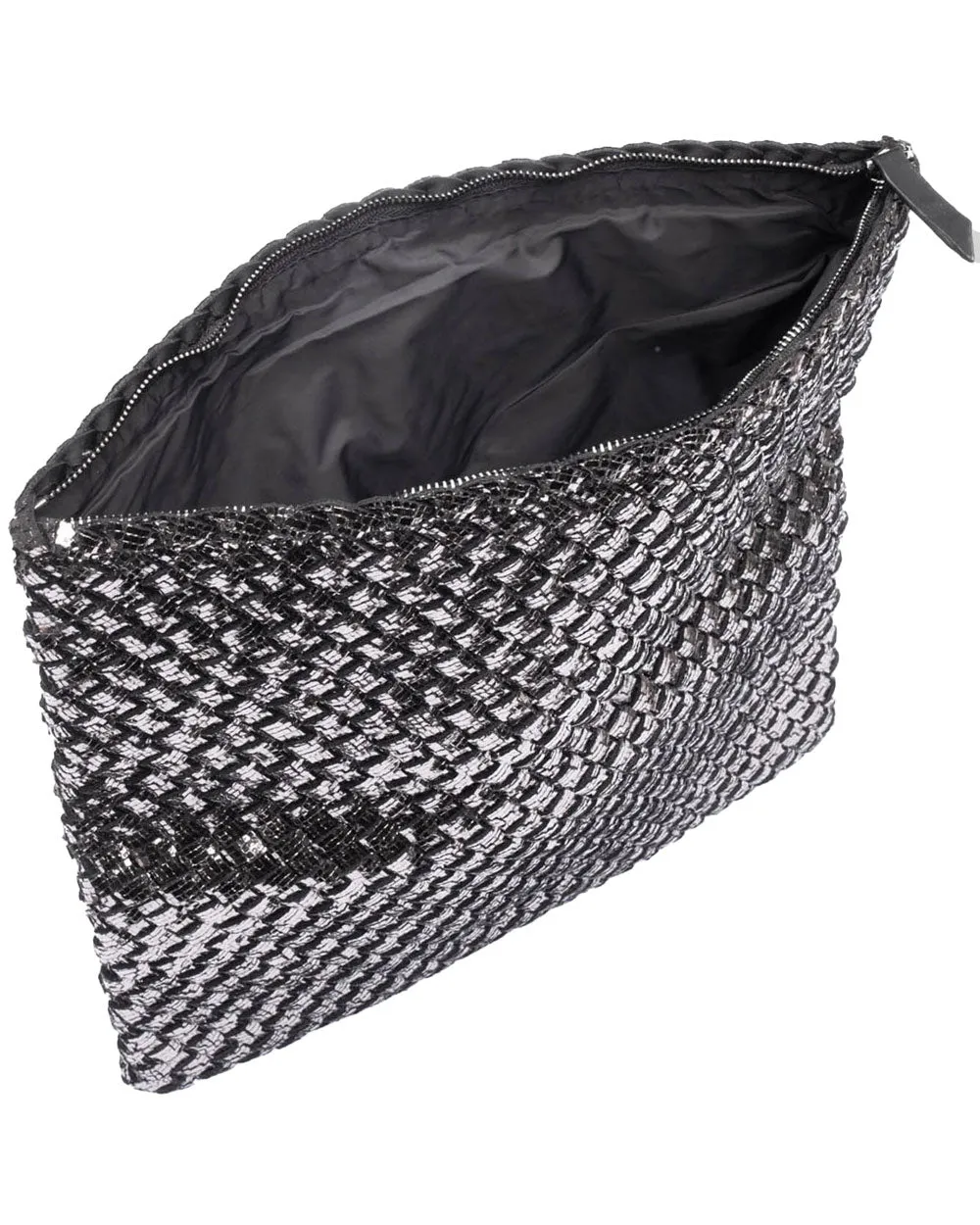 Ibiza Clutch in Titanium