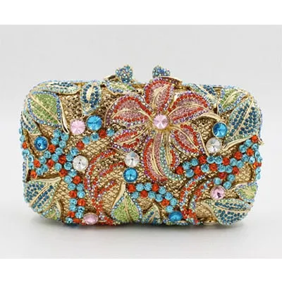 Inger metallic clutch bag