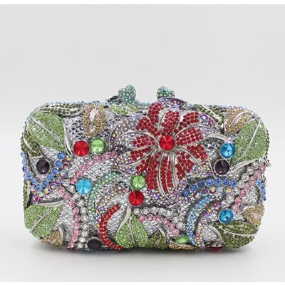 Inger metallic clutch bag
