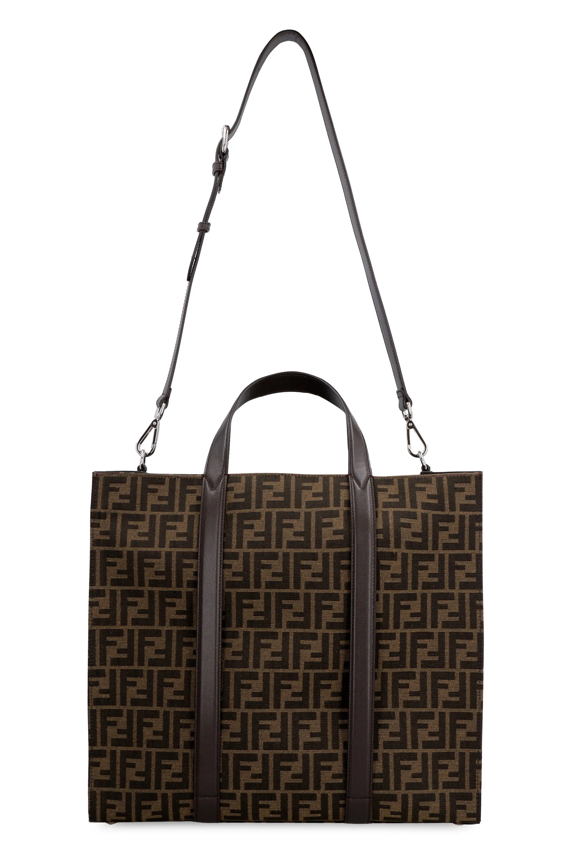JACQUARD FABRIC TOTE