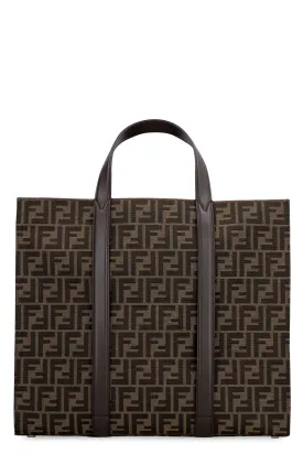 JACQUARD FABRIC TOTE