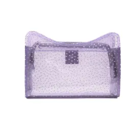 Jeffy Clutch in Lilac Tulle PVC