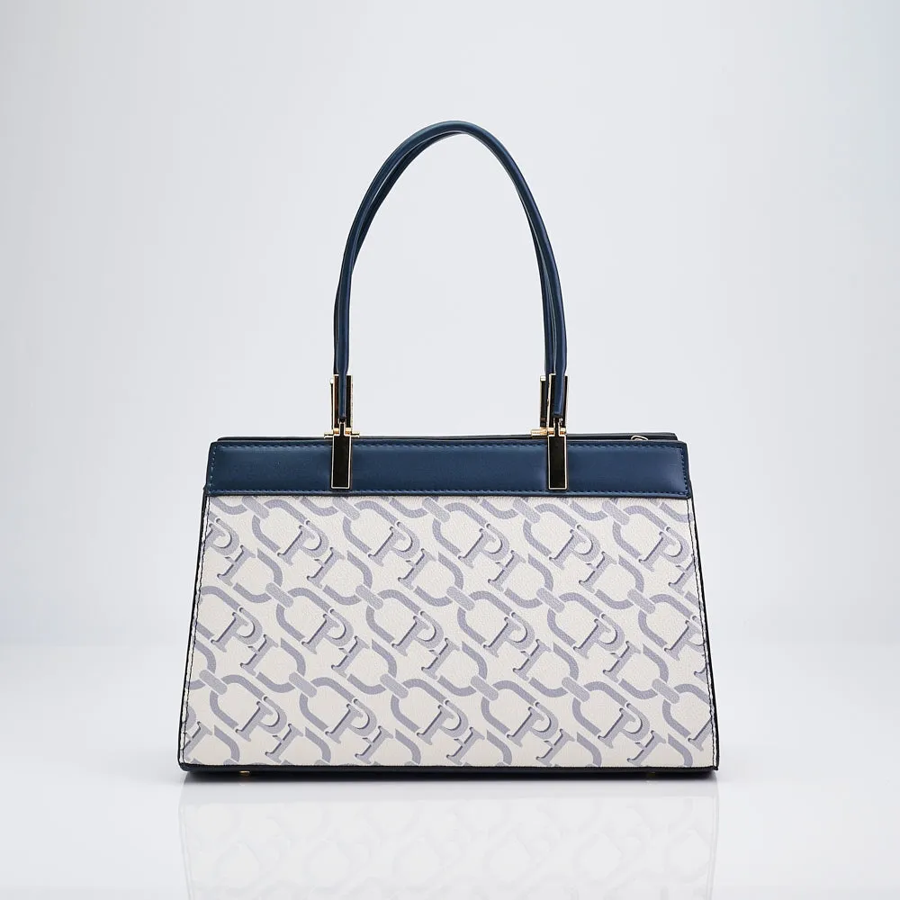 Ladies PHazelle Pattern Structured Handbag