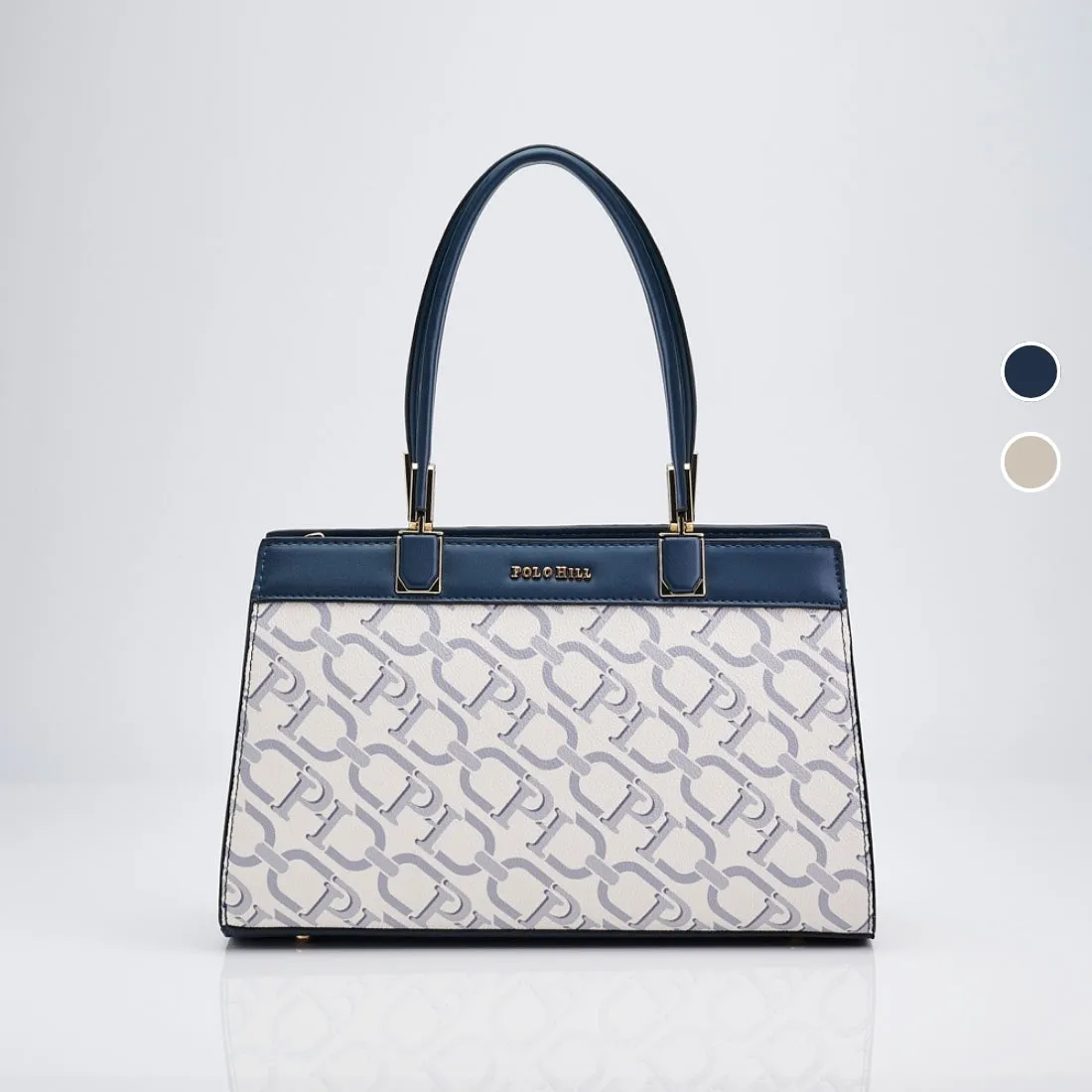 Ladies PHazelle Pattern Structured Handbag