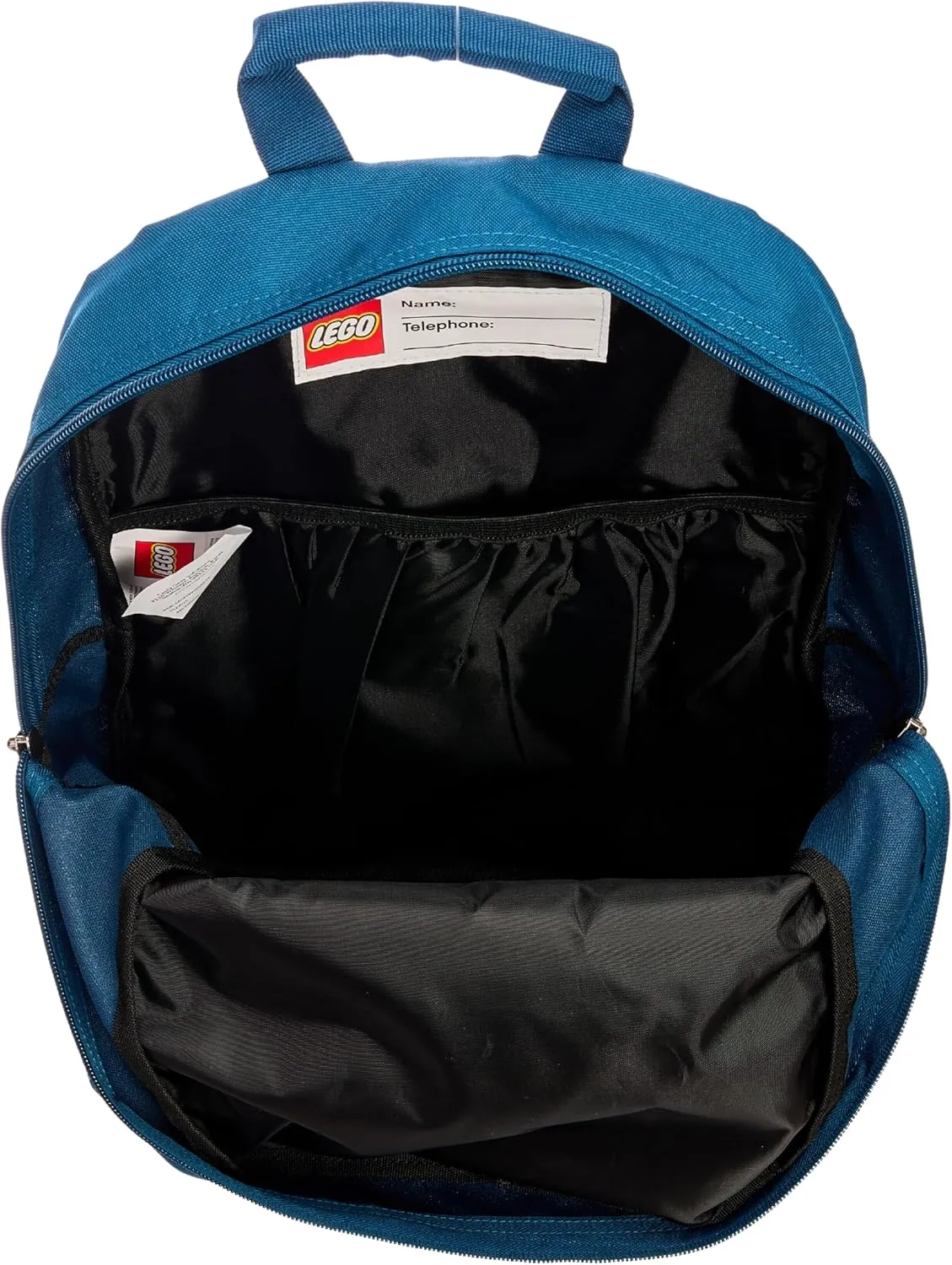 LEGO NINJAGO Kids School Backpack Bookbag, for Travel, On-the-Go, Back to School, Boys and Girls, with Adjustable Padded Straps and Fun patterns, Panel Stronger Together