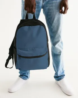 Medium Dark Blue Canvas Backpack | Medium Dark Pastel Blue | C60M30Y0K60