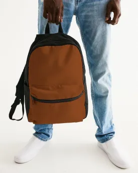 Medium Dark Orange Canvas Backpack | Medium Dark Pure Orange | C0M75Y100K60