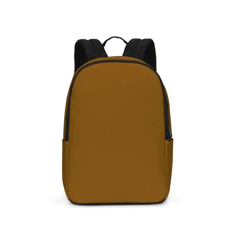 Medium Dark Orange Waterproof Backpack | Medium Dark Pure Orange | C0M50Y100K60