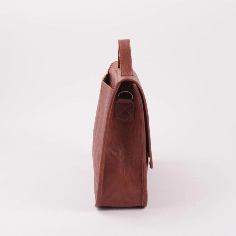 MK221210 - Custom Leather Messenger Bag [Men's Leather Bag]