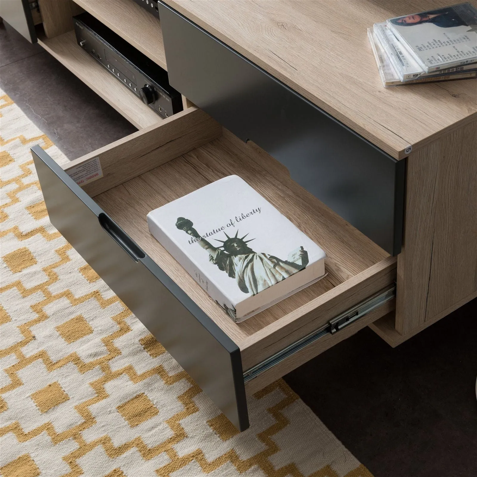 NOVA 1500 Entertainment Unit Grey by Tauris™