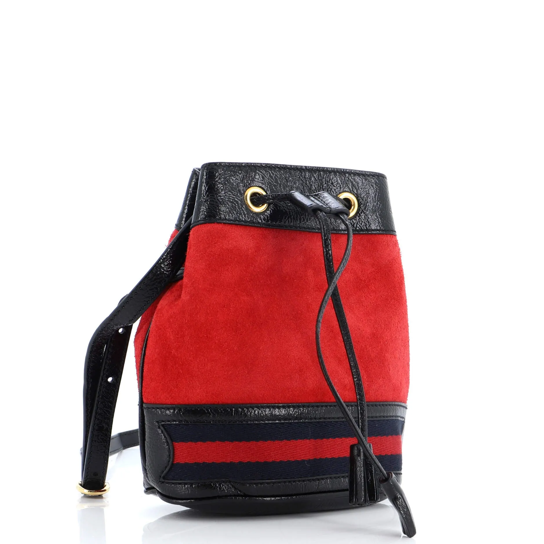Ophidia Bucket Bag Suede Mini