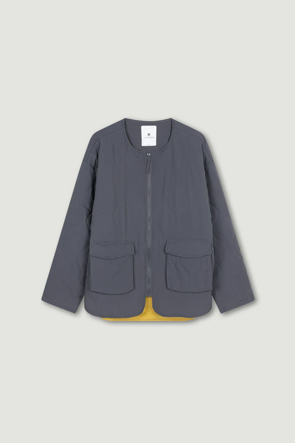 PADDED LINER UNI SS'24 FADED STEEL