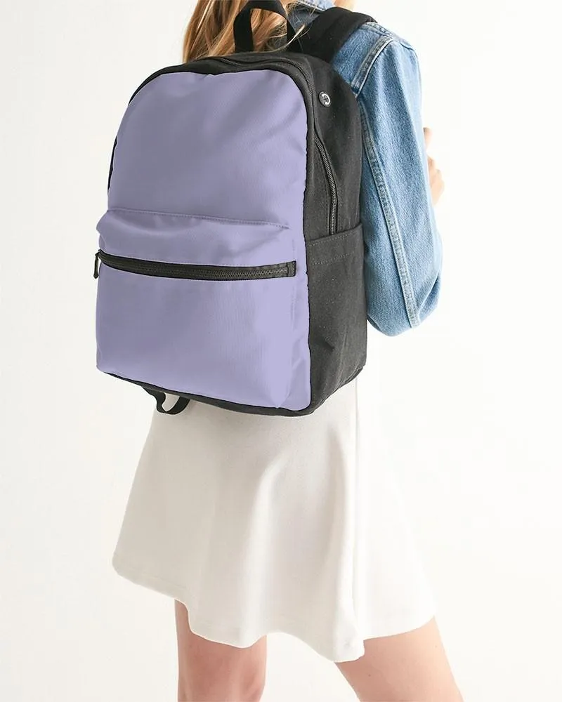 Pale Pastel Blue Canvas Backpack | Bright Pale Pastel Blue | C30M30Y0K0