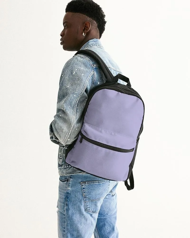 Pale Pastel Blue Canvas Backpack | Bright Pale Pastel Blue | C30M30Y0K0