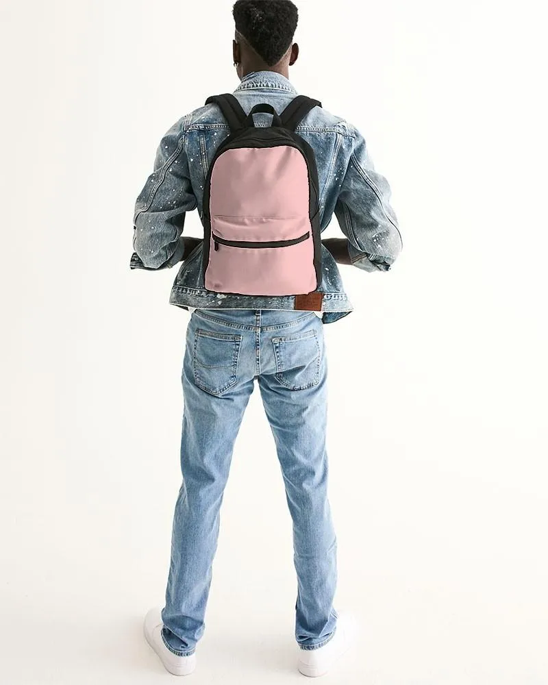 Pale Pastel Pink Canvas Backpack | Bright Pale Pastel Pink | C0M30Y15K0