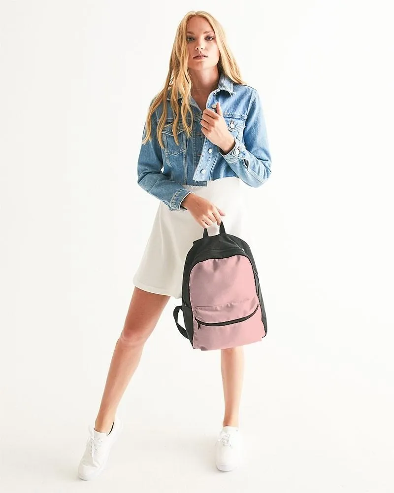 Pale Pastel Pink Canvas Backpack | Bright Pale Pastel Pink | C0M30Y15K0