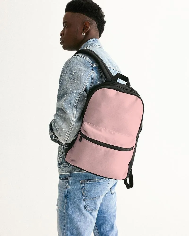 Pale Pastel Pink Canvas Backpack | Bright Pale Pastel Pink | C0M30Y15K0
