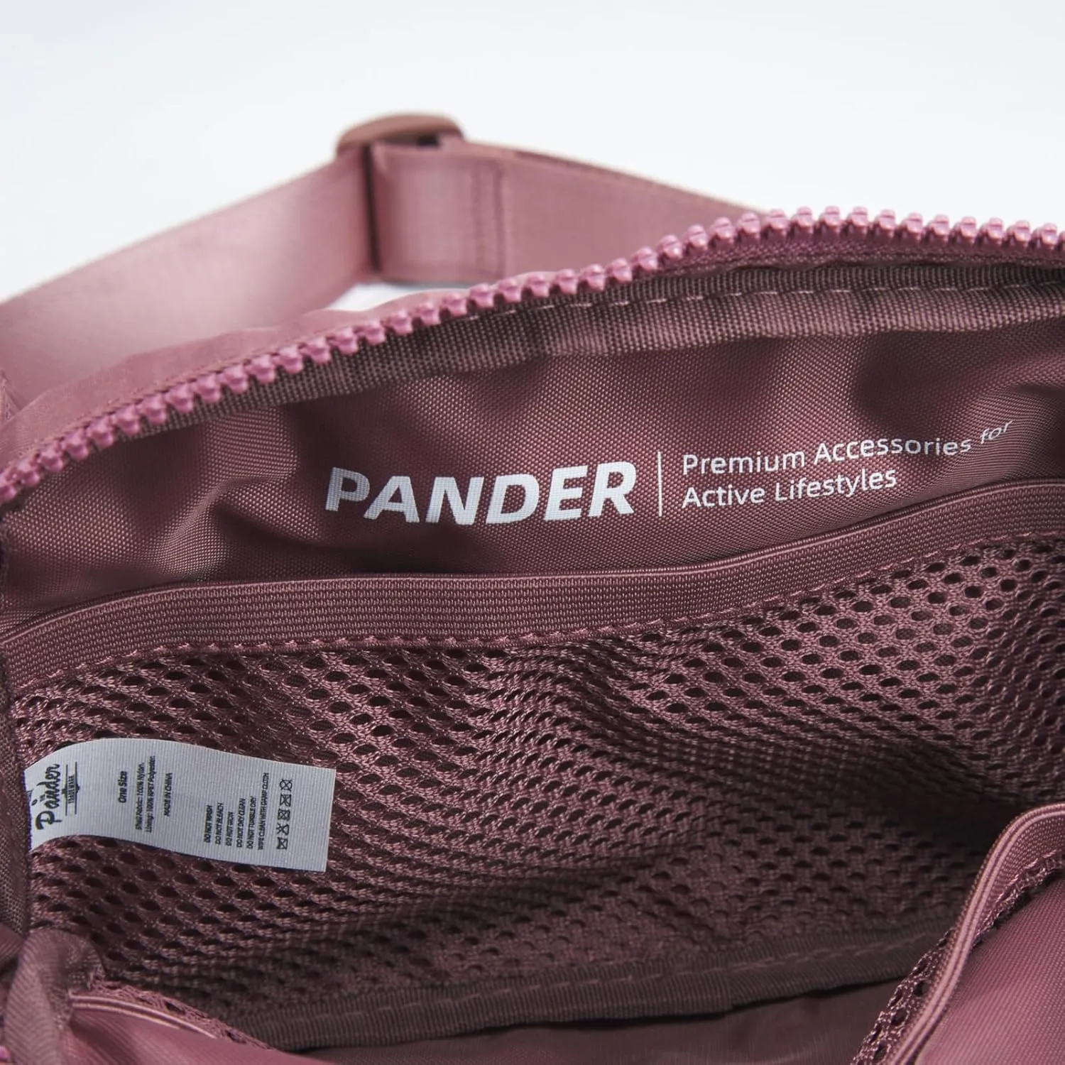 Pander Belt Bag Large 2L, Nylon Fanny Pack Purse for Women and Men with Adjustable Strap
