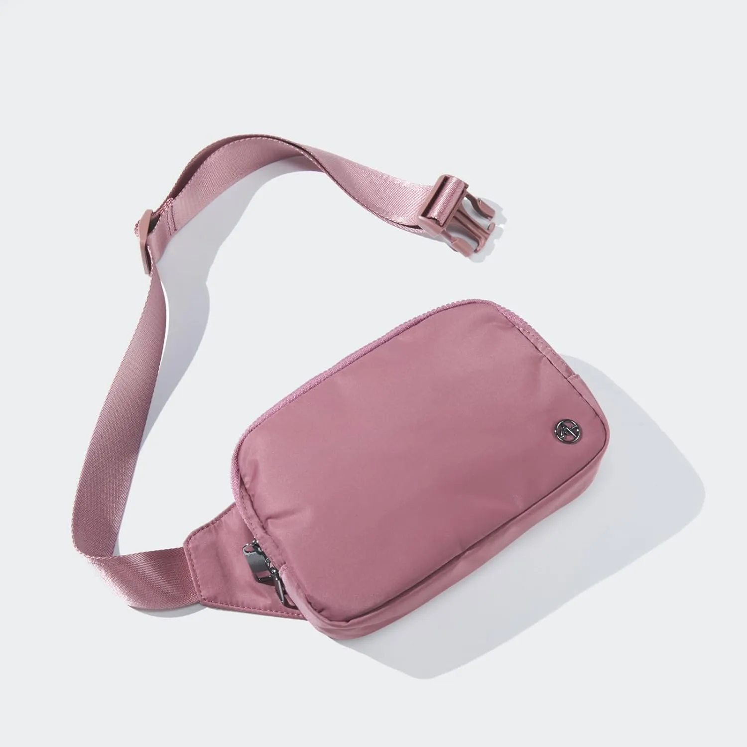 Pander Belt Bag Large 2L, Nylon Fanny Pack Purse for Women and Men with Adjustable Strap